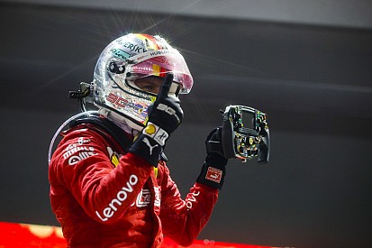 Sebastian Vettel venció en Singapur sobre Leclerc