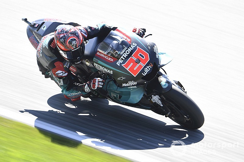 Quartararo lidera la 1° práctica y Lorenzo es último en Silverstone