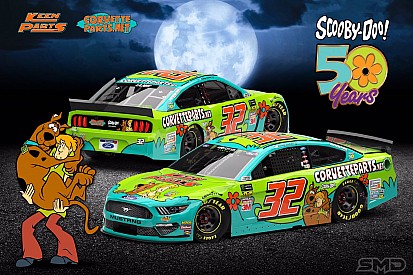 Carro de piloto da NASCAR terá pintura especial de Scooby-Doo