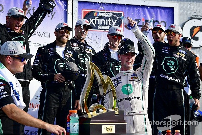 Race Winner Austin Cindric, Team Penske, Ford Mustang MoneyLion