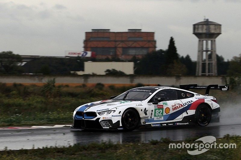 Zanardi completó su primer test en el BMW M8 de IMSA