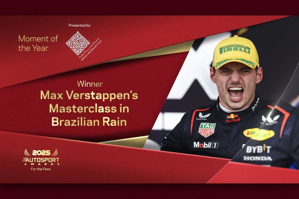 Max Verstappen, Momento del A&ntilde;o en los Autosport Awards