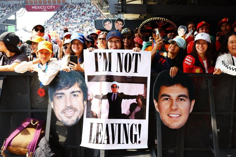 Fans en el GP de M&eacute;xico