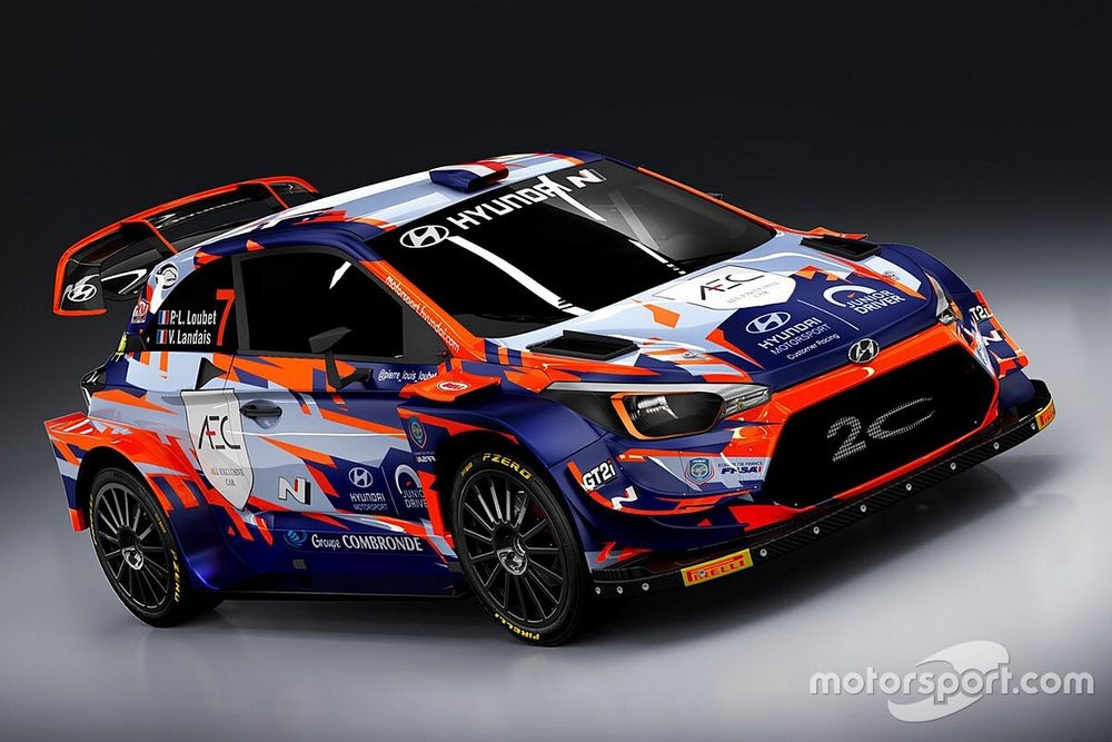 La livrea 2021 di Pierre-Louis Loubet, Vincent Landais, Hyundai i20 Coupe WRC, Team 2C Competition 