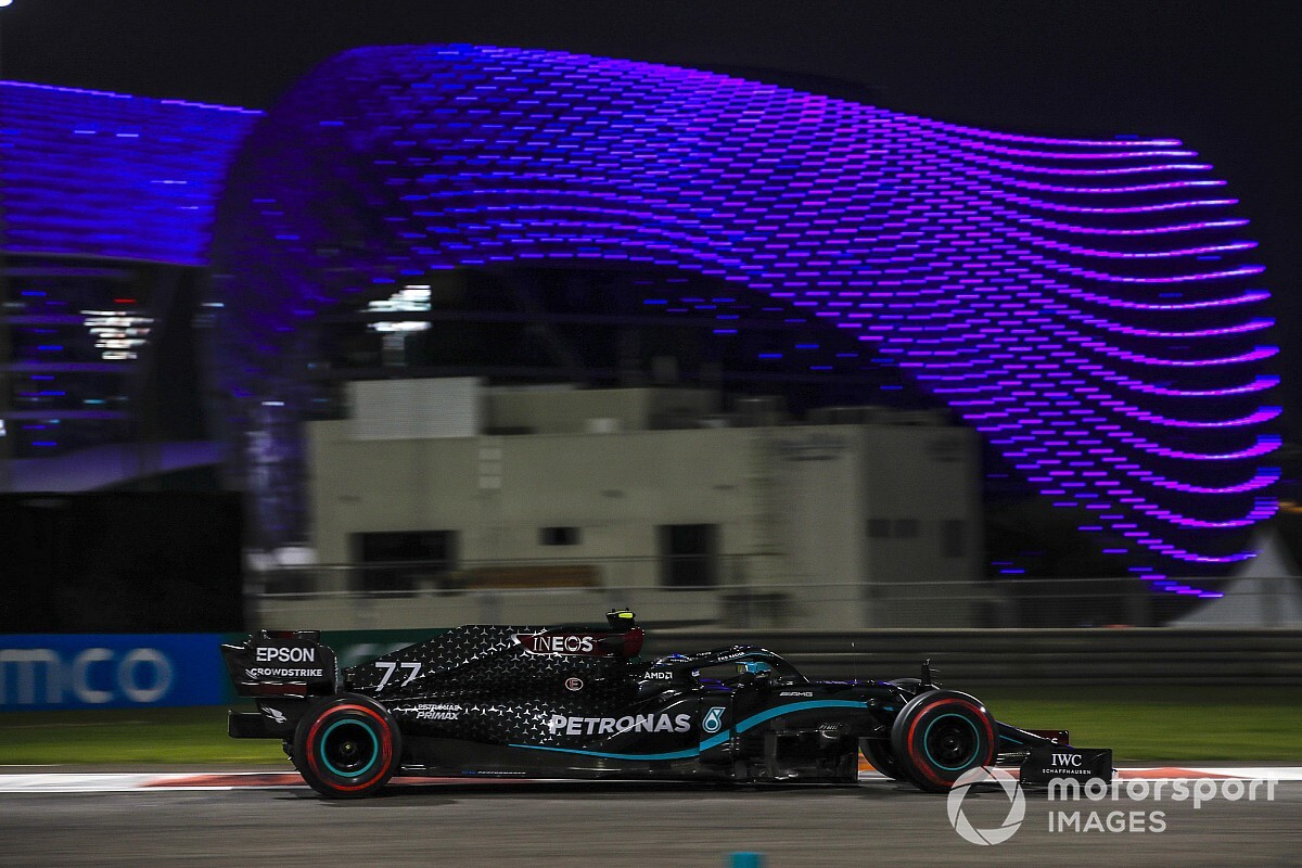 Bottas voert tijdenlijst aan na tweede training GP van Abu Dhabi