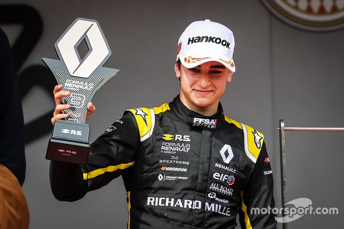 Em Mônaco, Caio Collet fatura seu primeiro pódio na Fórmula Renault Eurocup