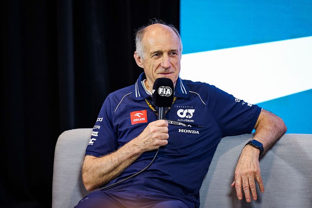 Franz Tost, Team Principal, Scuderia AlphaTauri, in the team principals Press Conference