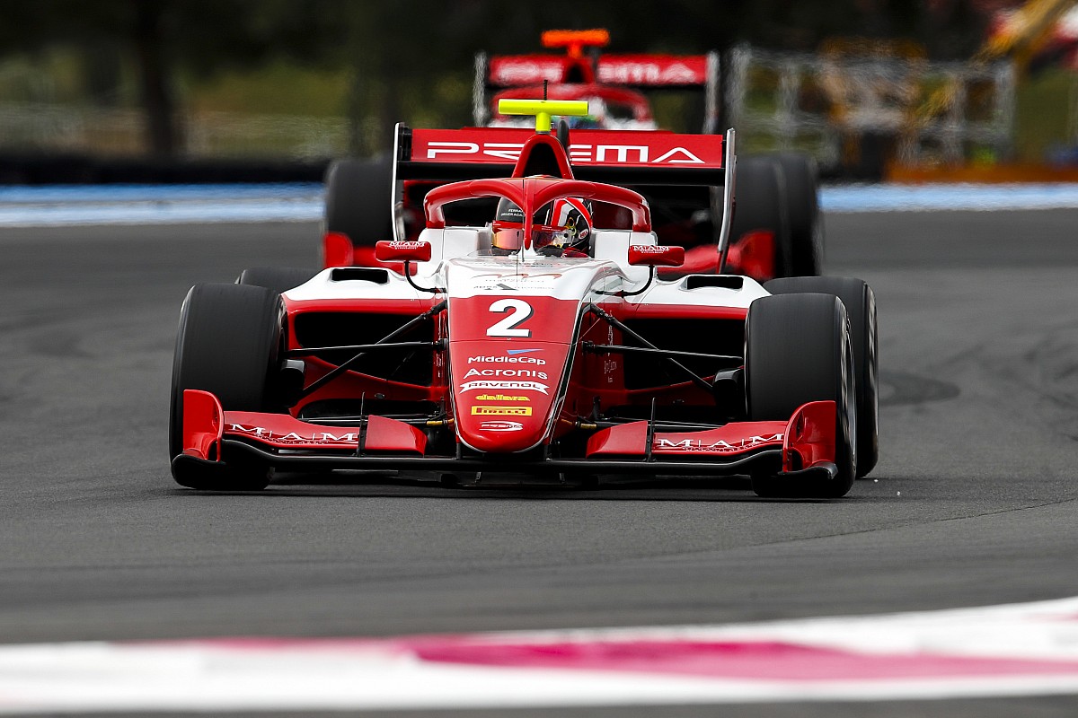 F3ポールリカール・レース2:ルクレール弟が初優勝! 兄シャルルも祝福。岩佐歩夢ペース上がらず9位