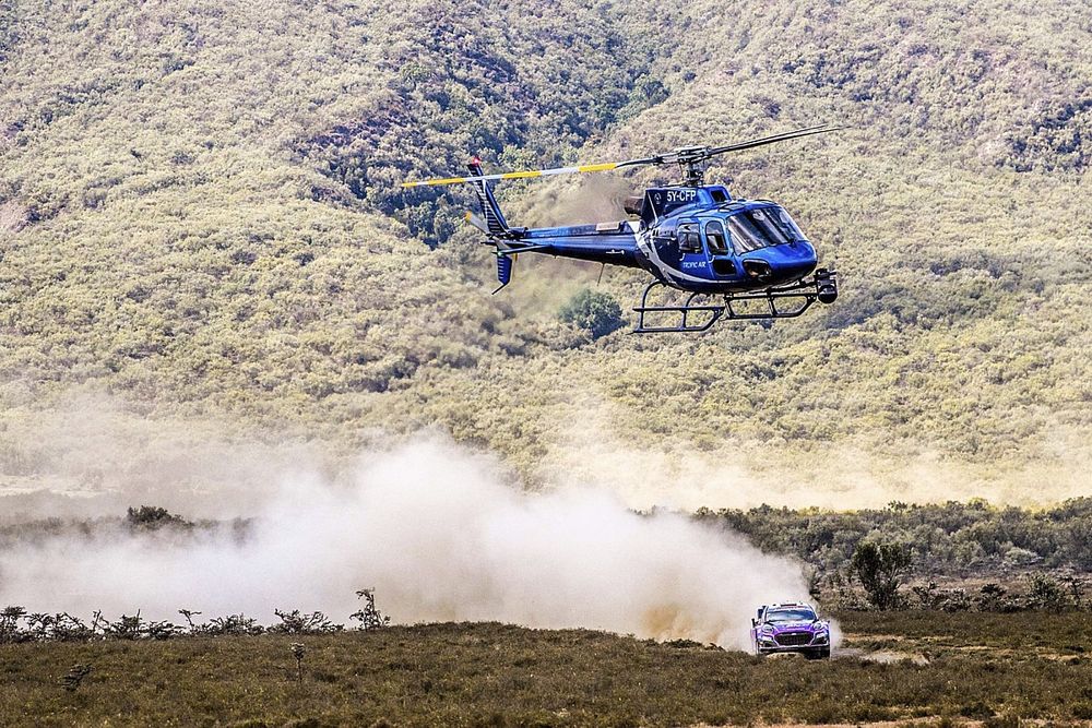 WRC TV helicopter