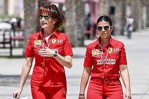 Ferrari: le donne della Scuderia al lancio della SF1000