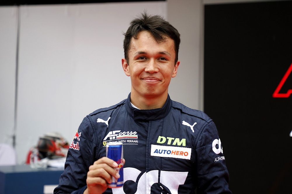 Polesitter Alex Albon, AF Corse