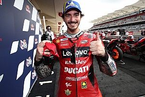 Americas MotoGP: Bagnaia beats Quartararo for third straight pole