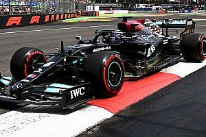Hamilton handed reprimand for Mexico FP1 track limits breach