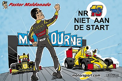 Cartoon van Cirebox - Nr 13 niet aan de start