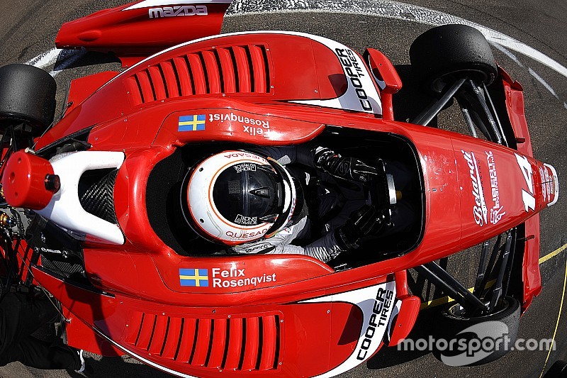 Rosenqvist completes Friday practice clean sweep on Lights debut