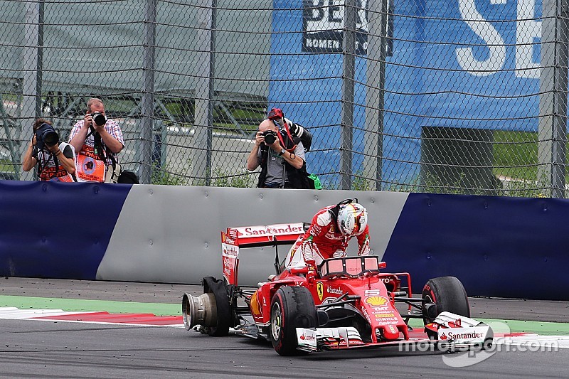Pirelli says Vettel's tyre failure caused by debris