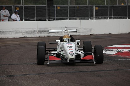 Thompson takes pole in tight fight at Barber