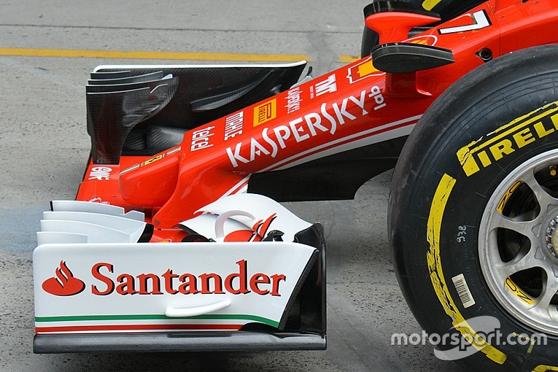 Ferrari: anche il muso della SF16-H ha la pinna
