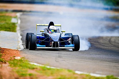 Coimbatore JK Tyre: Perera wins Race 2 from pole