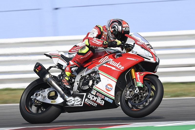 WSBK Misano: Aprilia überrascht am Freitag die Gegner