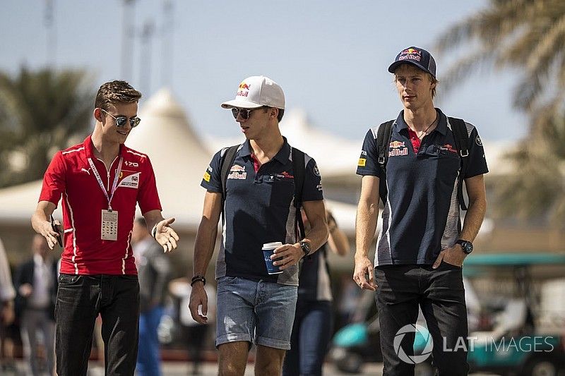 Pierre Gasly, Scuderia Toro Rosso y Brendon Hartley, Scuderia Toro Rosso