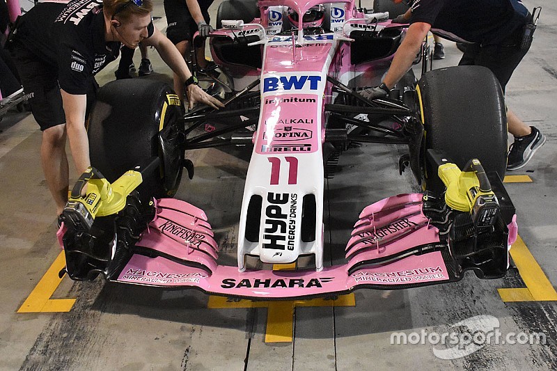 Новое переднее крыло не оправдало ожиданий Force India