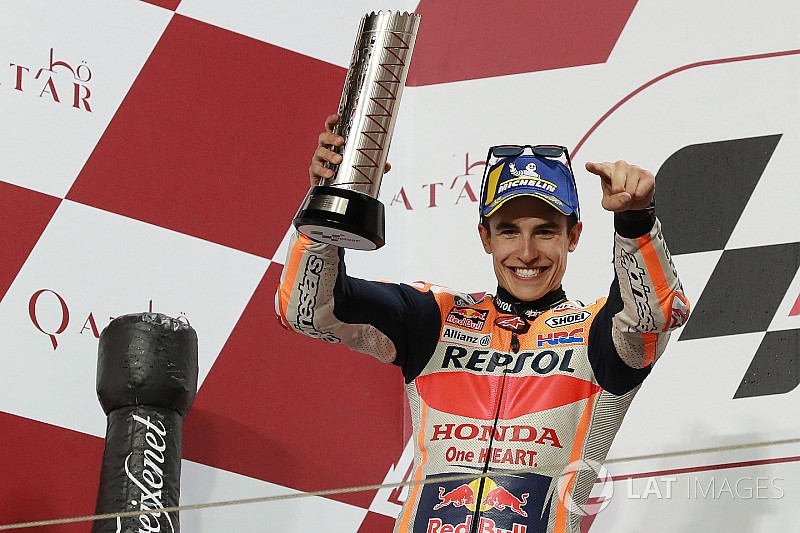 Kembali dikalahkan Dovizioso, Marquez tetap puas