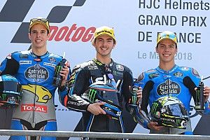 Bagnaia tient tête aux pilotes Marc VDS et signe un 3e succès