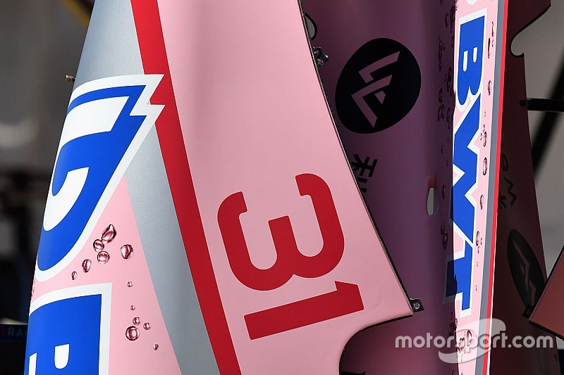 Force India diduga langgar aturan nomor mobil