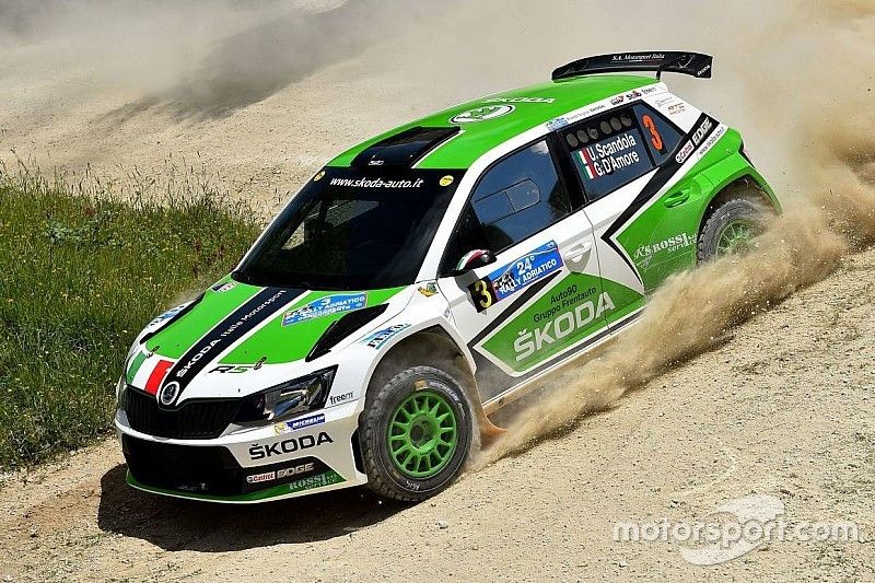 Umberto Scandola, Guido D'Amore, Skoda Fabia R5, Skoda Motorsport Italia