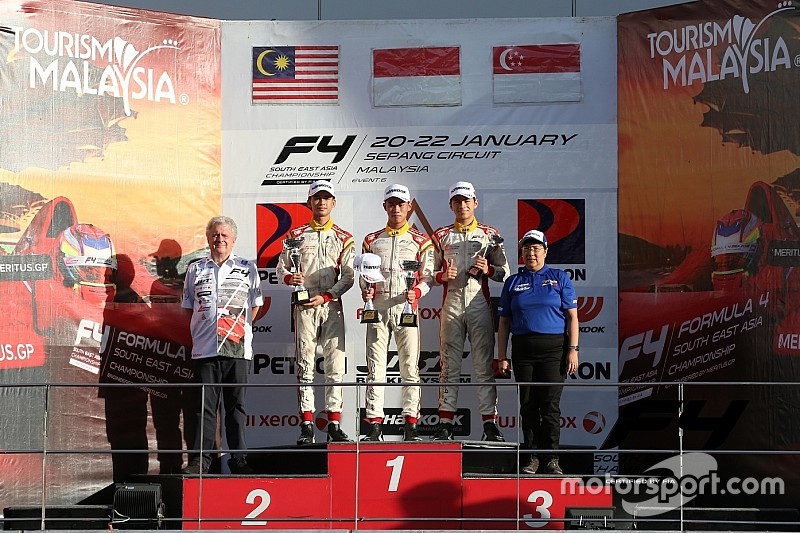F4/SEA Sepang III: Jelang balapan terakhir, Presley juarai Race 5