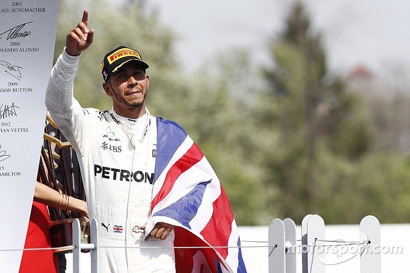 Winnaar Lewis Hamilton, Mercedes AMG F1