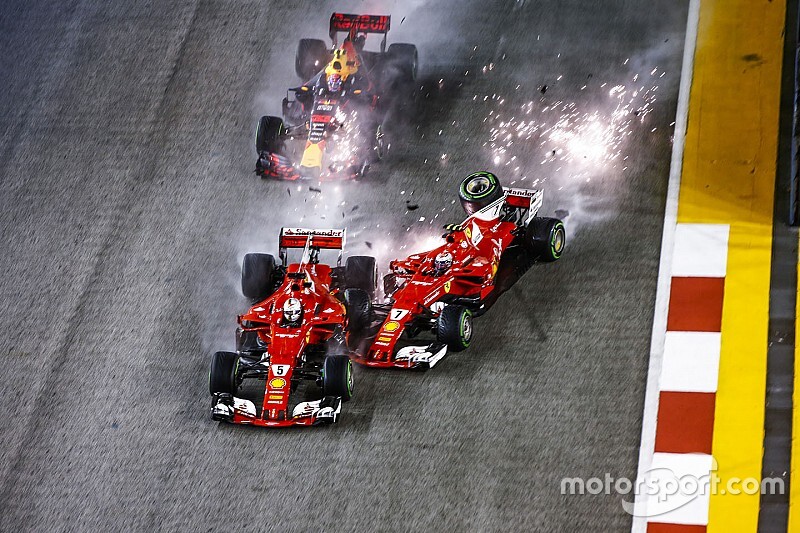 Drámai csattanás Szingapúrból a Ferrarik között: ki volt a hibás?
