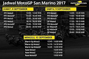 Jadwal lengkap MotoGP San Marino 2017