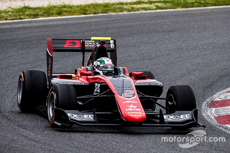 【GP3】バルセロナテスト初日:福住仁嶺がトップタイムをマーク
