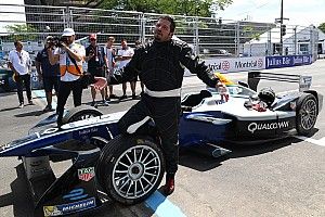 Patrick Carpentier dio la primera vuelta al circuito de Montreal de la Fórmula E