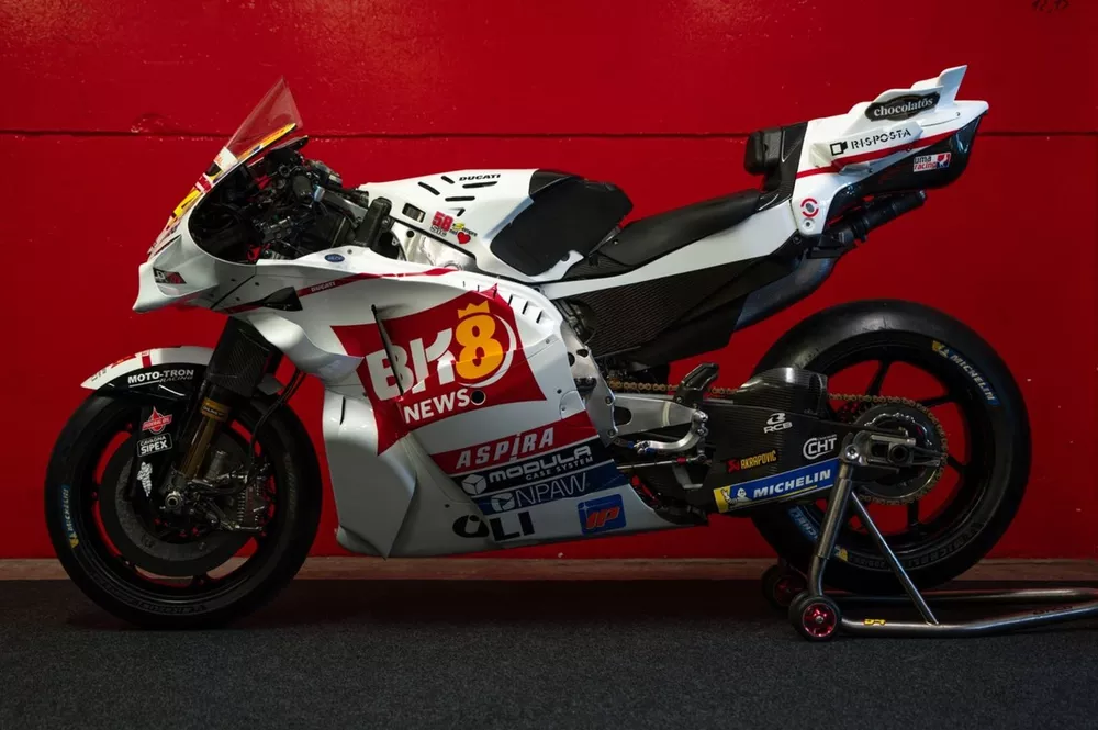 Dise&ntilde;o homenaje a Marco Simoncelli de Gresini en Misano