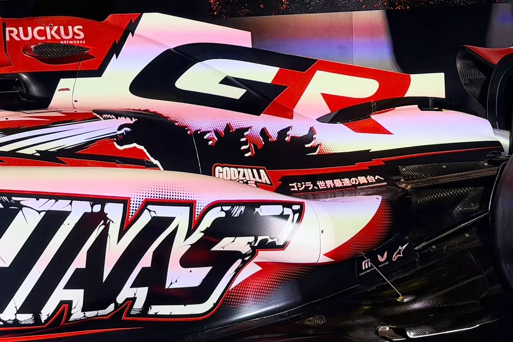 VF-26 Haas x Godzilla Collaboration