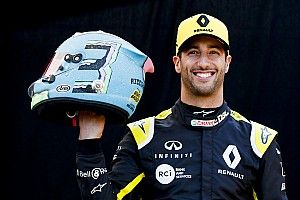 FOTOS: Ricciardo revela capacete para temporada de 2019