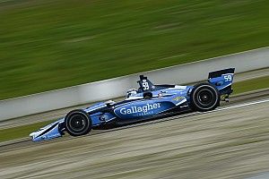 Chilton leads morning IndyCar test session at Laguna Seca