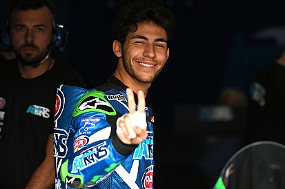 Bastianini centra il primo podio in Moto2 con una super rimonta