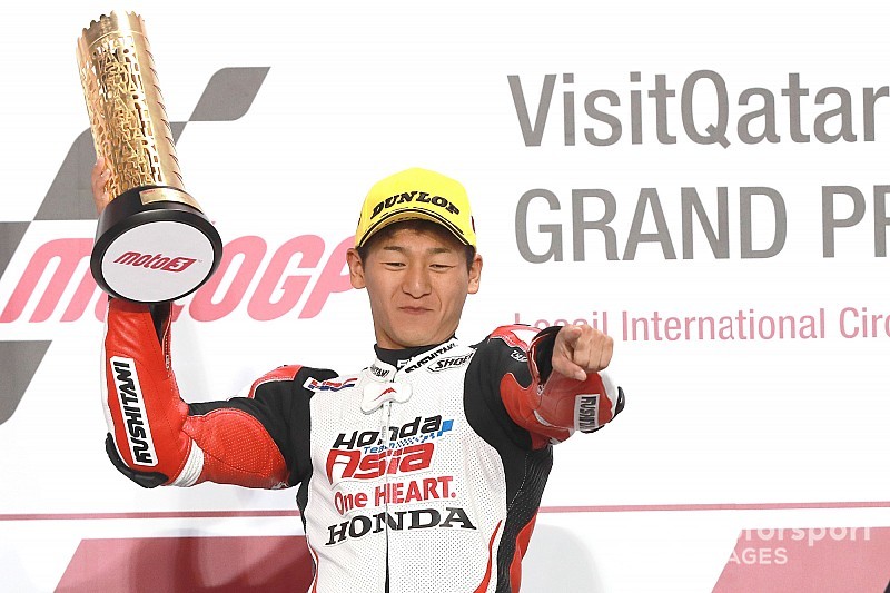 最高の気分、言葉が見つからない! Moto3初優勝、鳥羽海渡が喜びを語る