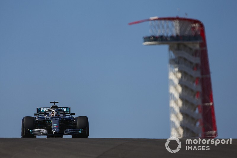 F1アメリカFP2:ハミルトン首位。レッドブルのフェルスタッペン肉薄の3番手
