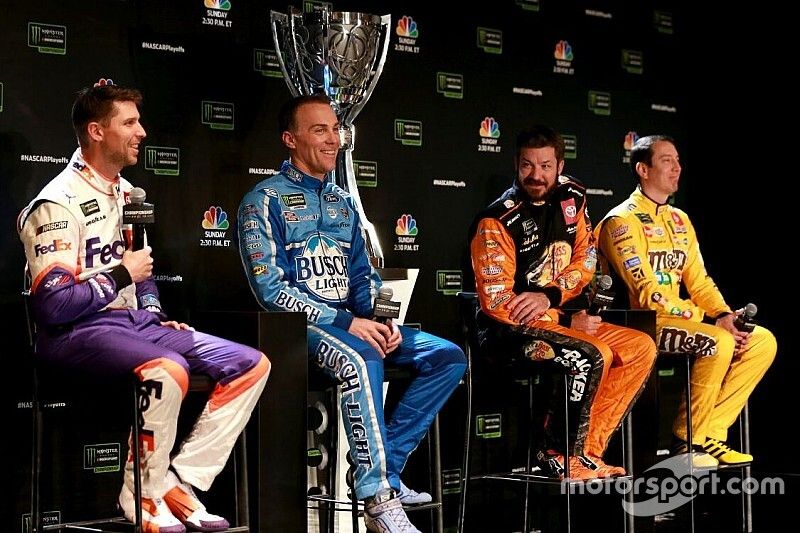 NASCAR-Finalteilnehmer 2019: Denny Hamlin, Kevin Harvick, Martin Truex Jr., Kyle Busch