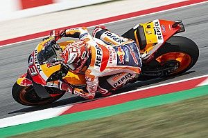 Marquez voor de Ducati's in warm-up San Marino GP