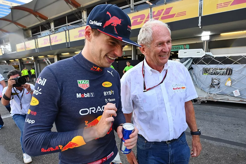 Max Verstappen, Red Bull Racing, Dr. Helmut Marko, Red Bull Racing Team Consultant