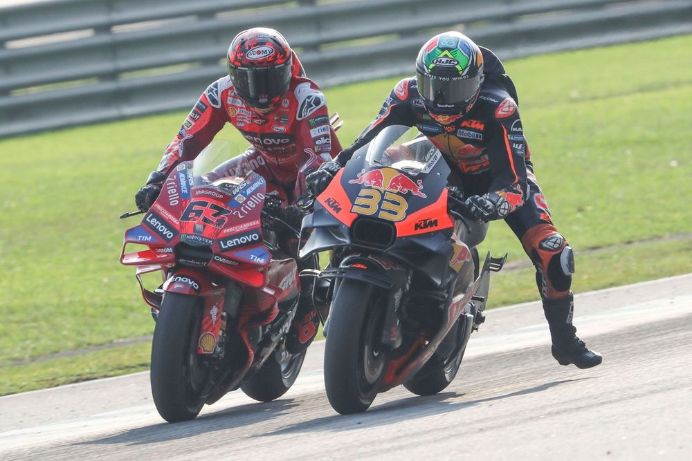 Brad Binder, Red Bull KTM Factory Racing, Francesco Bagnaia, Equipo Ducati