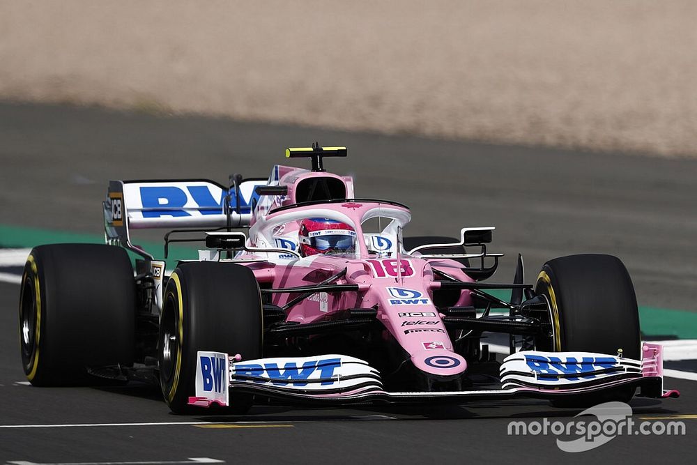 Látványos képeken a Racing Point tesztje a 2020-as F1-es autóval