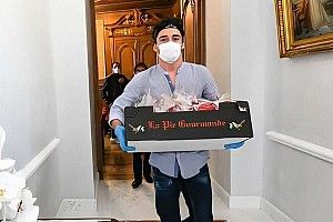 Leclerc, voluntario de la Cruz Roja contra el coronavirus