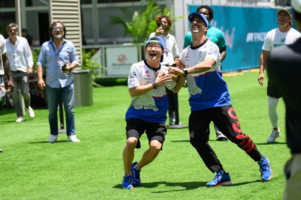 Yuki Tsunoda,VCARB,Daniel Ricciardo,VCARB,versus Miami Dolphins